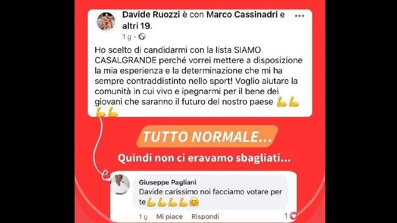 Casalgrande, Berselli: “Ecco la prova che il centrodestra sostiene Daviddi”