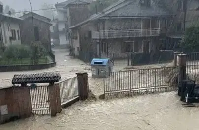 Vezzano, un fiume scorre nella frazione de La Brugna