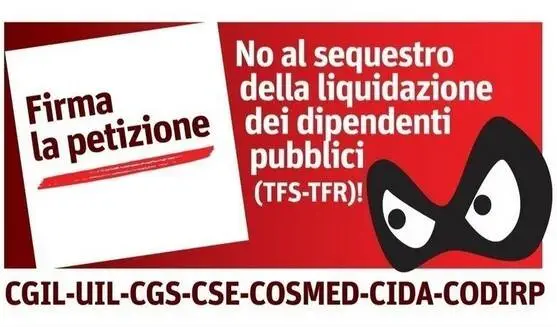 I sindacati: “No al sequestro della liquidazione dei dipendenti pubblici”